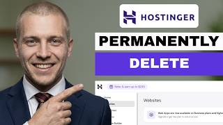 How to permanently delete a Hostinger website (full guide 2026)
