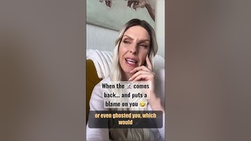 When the ghoster 👻 comes back… and puts a blame on you 😂 #relationshipadvice #dating #relationship