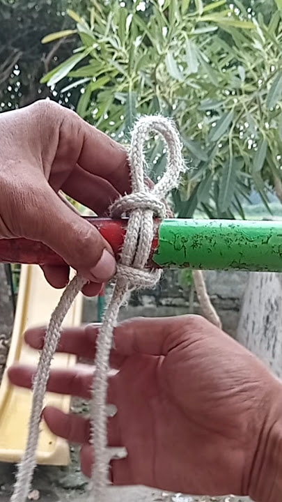 Wow.. tali simpul yang erat & sempurna.#talisimpul #tali #tipsandtrick