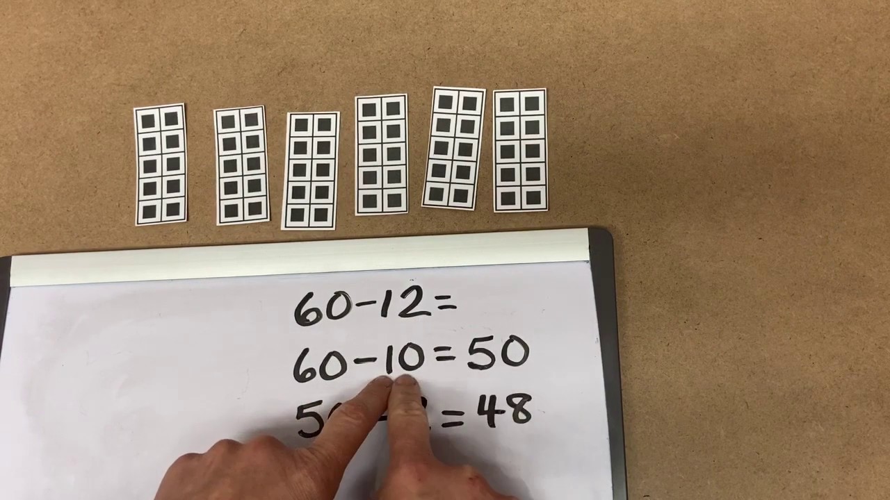 Subtraction 60-14 = 48 - YouTube