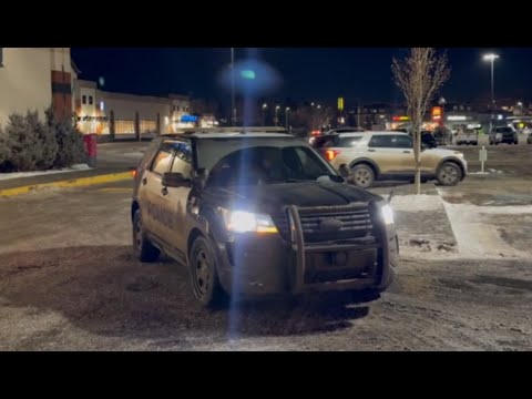 3x Edmonton Police Service Units responding PRIORITY 1