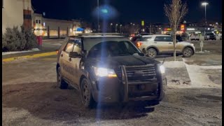 3x Edmonton Police Service Units responding PRIORITY 1