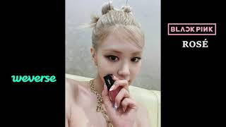 Rosé Blackpink Weverse 1St Post