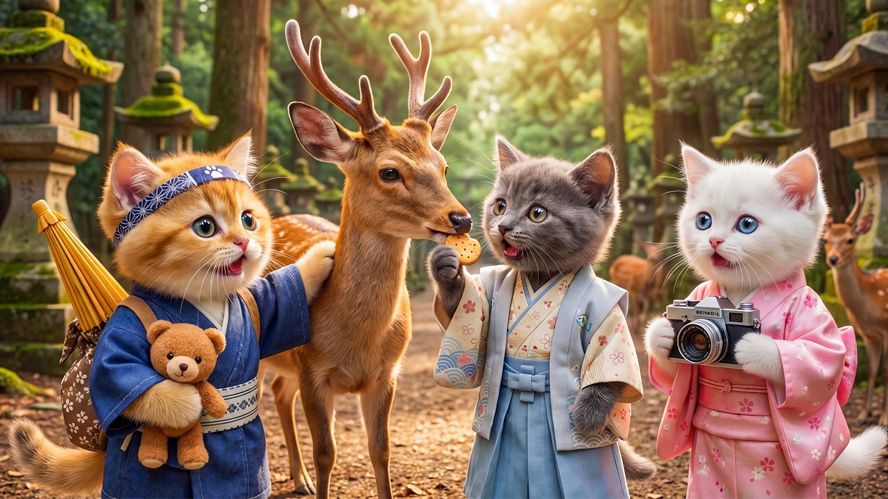 Ginger Kitten's Japan Adventure… But He Learned the Warmest Place