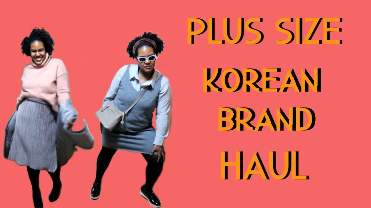 korean brand clothing plus size