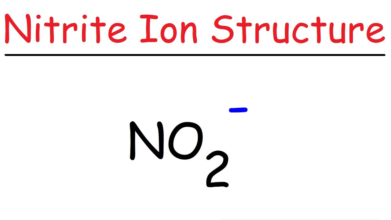 NO2- Lewis Structure - Nitrite Ion - YouTube