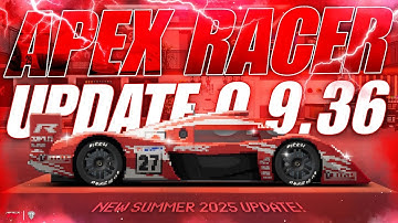 NEW APEX RACER UPDATE 0.9.36 - July 21 2025‼️