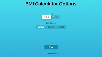 BMI Calc App for tvOS - App Preview (1.1)
