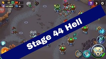 World 2 Level 44 King of Defense TD Hell | King of Defense Level 44 Hell Level | 3 stars