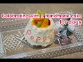 Celebrating with a handmade cake 2015/お誕生日に手作りケーキをあげてみた！【PomChannel】