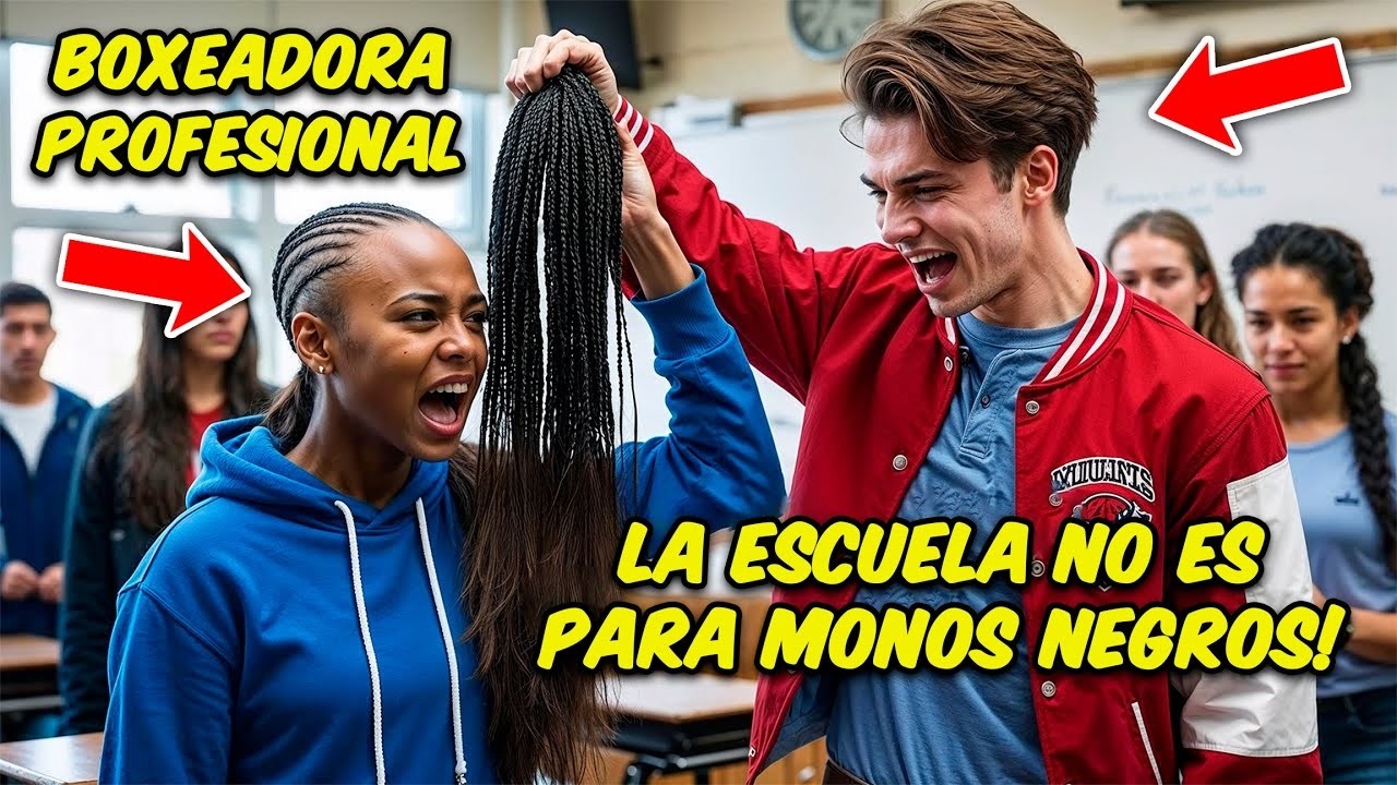 Acosador le Corta El Cabello a una Chica Negra, Sin Saber que es Una Luchadora Implacable