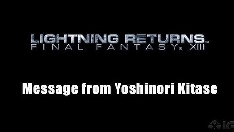 Lightning Returns: Final Fantasy XIII - Yoshinori Kitase Announcement