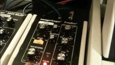 Moog Voyager with Moogerfooger "Freqbox" 2 of 2