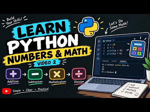Python Numbers & Math 🐍 | Video 2