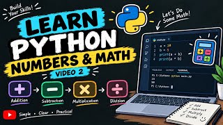 Python Numbers & Math 🐍 | Video 2