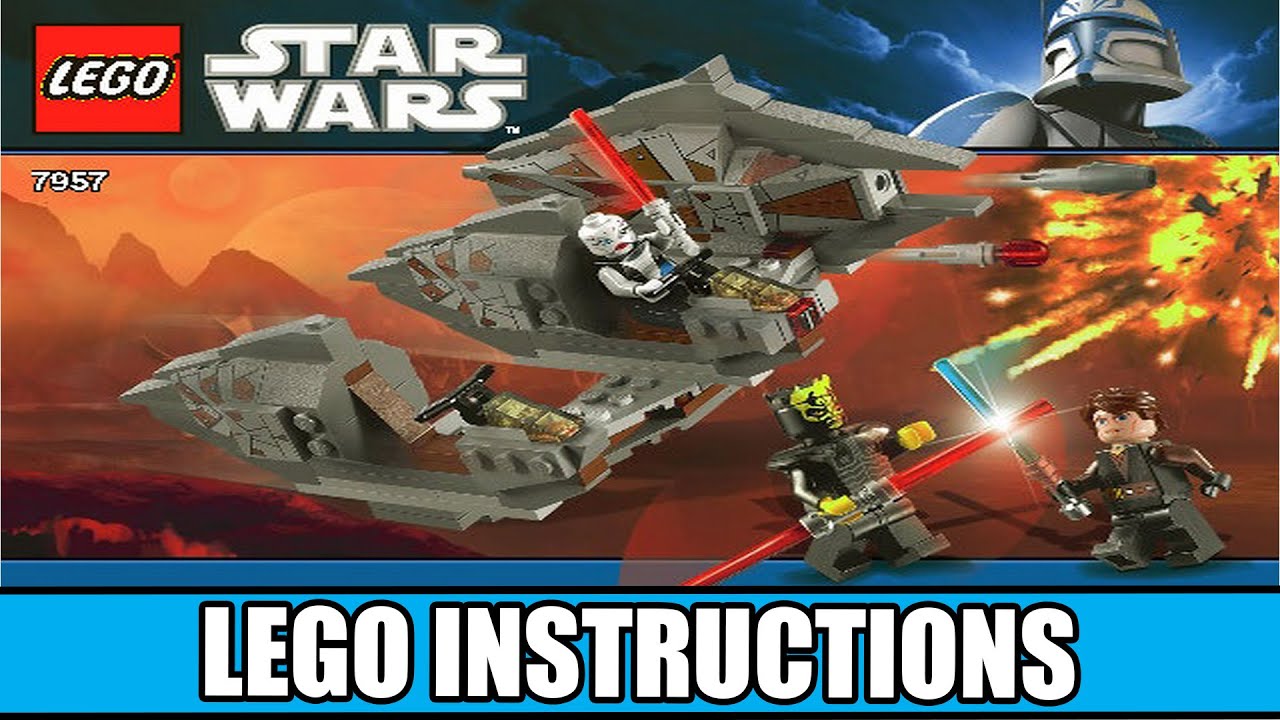 LEGO 7957 Instructions - The Clone Wars - Sith Nightspeeder - Star Wars ...