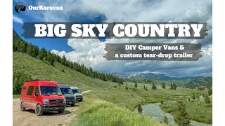 Big Sky Country via DIY Camper Van and custom teardrop trailer