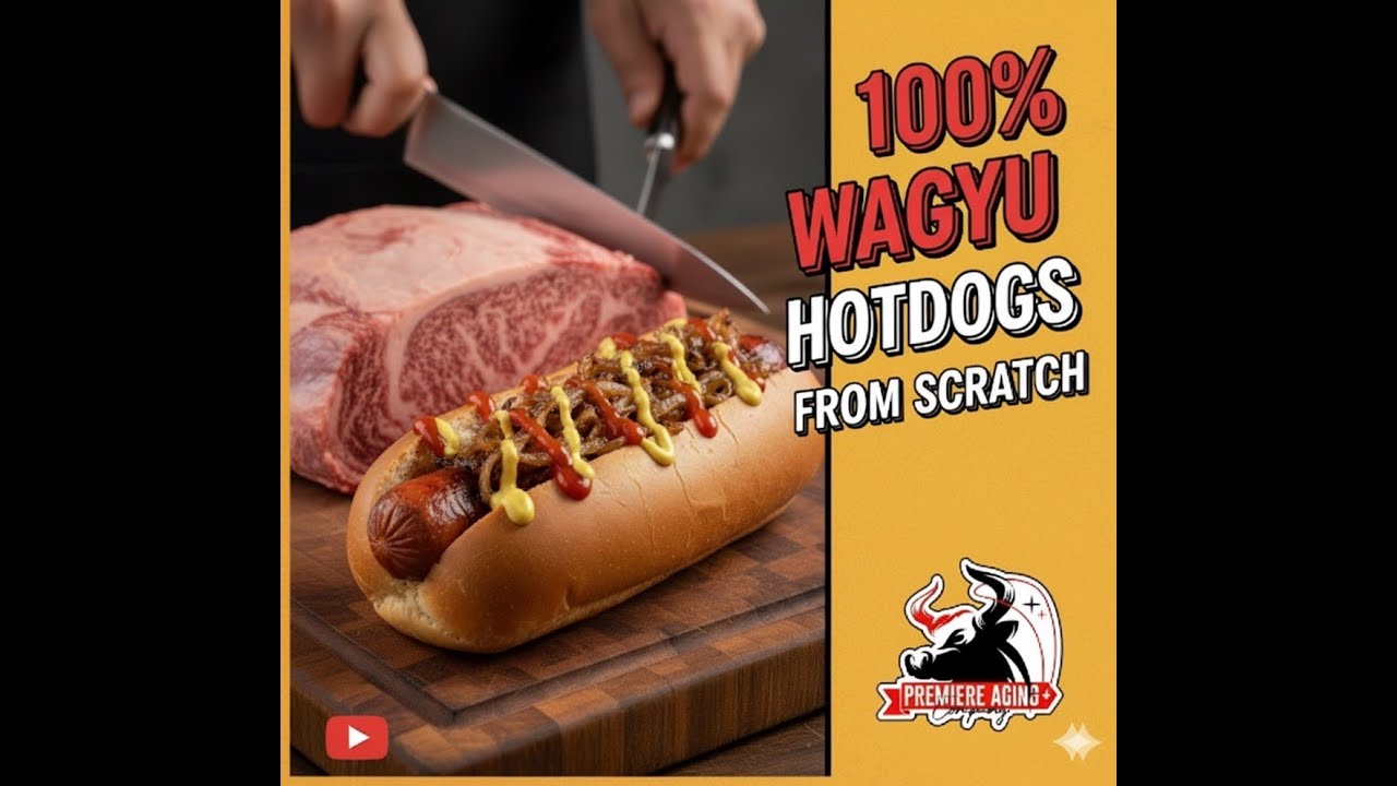 Making 100% Wagyu Hotdogs From Scratch