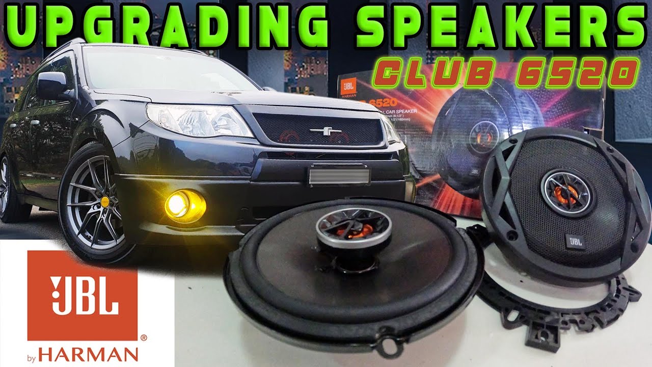 Jbl by Harman Club 6520 Upgrading Forester Speakers / How to