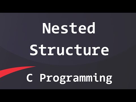 Nested Structure in C Programming Language Tutorial