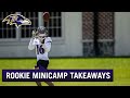 Takeaways From Rookie Minicamp | Baltimore Ravens