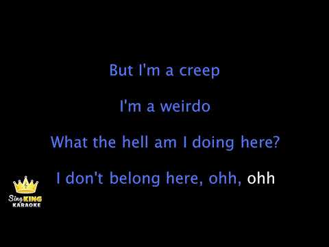Radiohead Creep Karaoke Glee Version