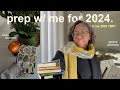 Prep with me for a new year   my anticipated reads for 2024 realistic goals  productive habits