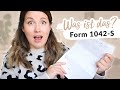 Form 1042-S: Was dieses Formular bedeutet und was du damit machen musst!