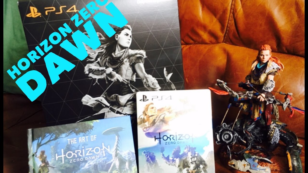 Horizon Zero Dawn collectors edition PS4 - YouTube