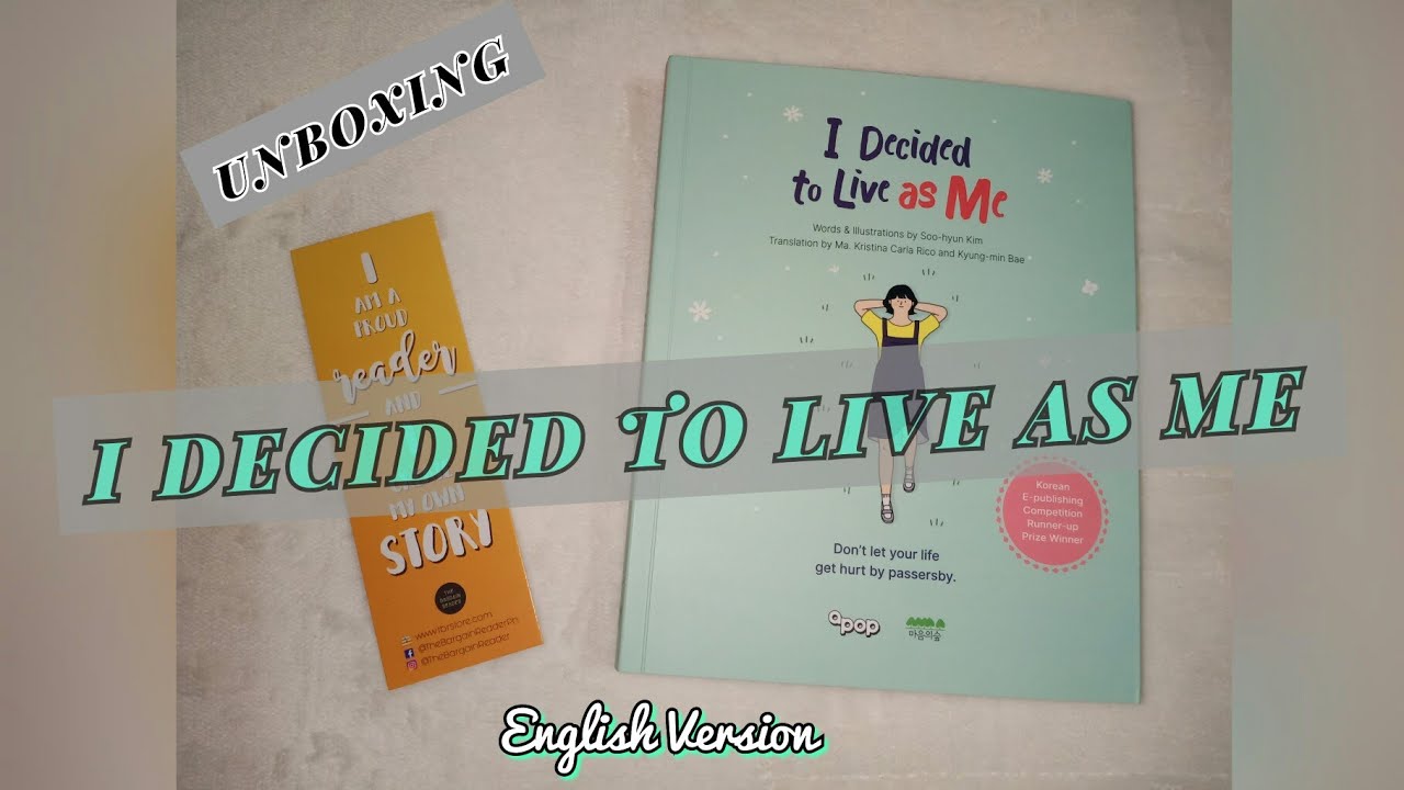[UNBOXING VLOG#01] I Decided To Live As Me by Kim Soo-Hyun ( English