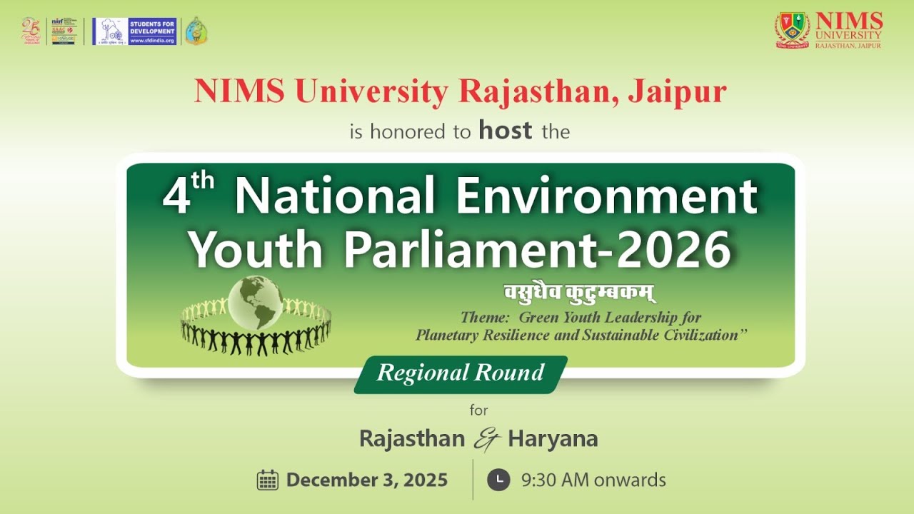 National Environment Youth Parliament 2026 | Regional Round
