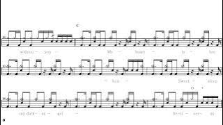 Download lagu Evanescence-My Heart Is Broken | Drum Score, Drum Sheet Music, 드럼악보