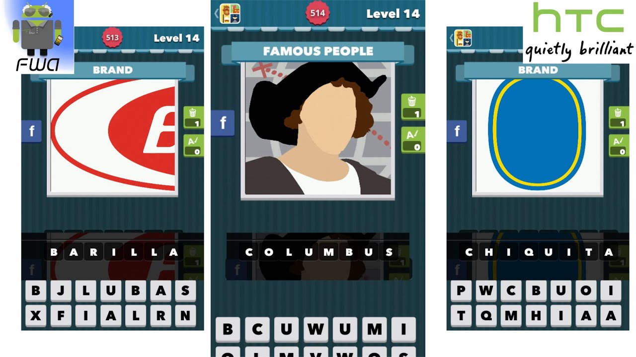 Icomania Level 14- level 494 - 536 - Solution Answer Android & ios
