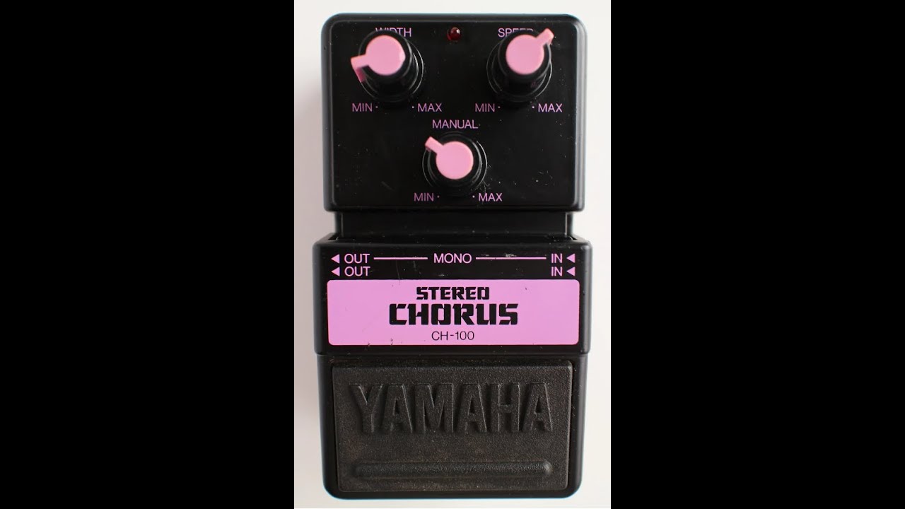 CHECK PEDAL CHORUS YAMAHA CH-100 - YouTube