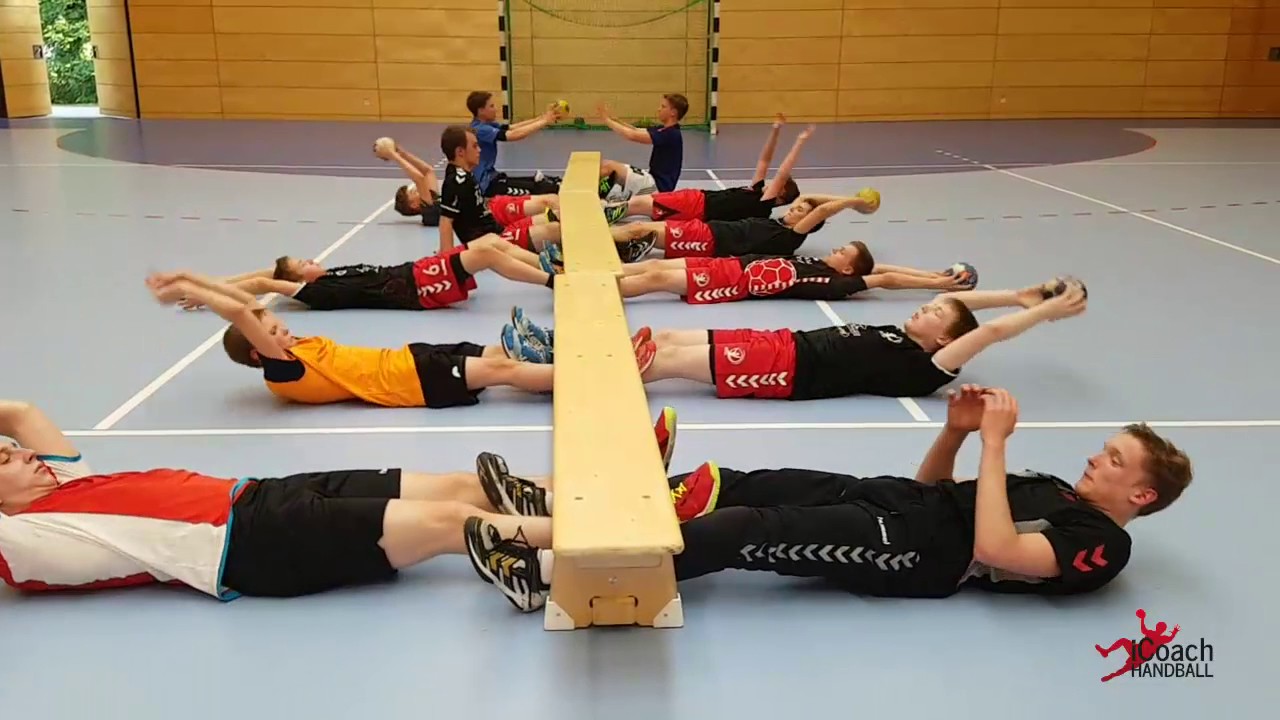 Handball Athletic Training Team Athletics with banks YouTube