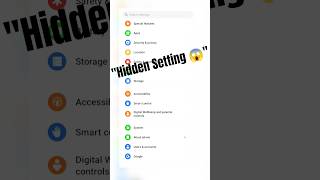 Accessibility Setting Ka Hidden Feature! Speak Shortcut ON Karein 🤯 #Shorts