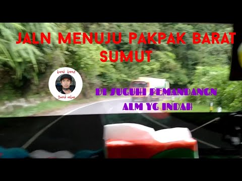 Jalan lintas Medan Pakpak Bharat Sumatera Utara