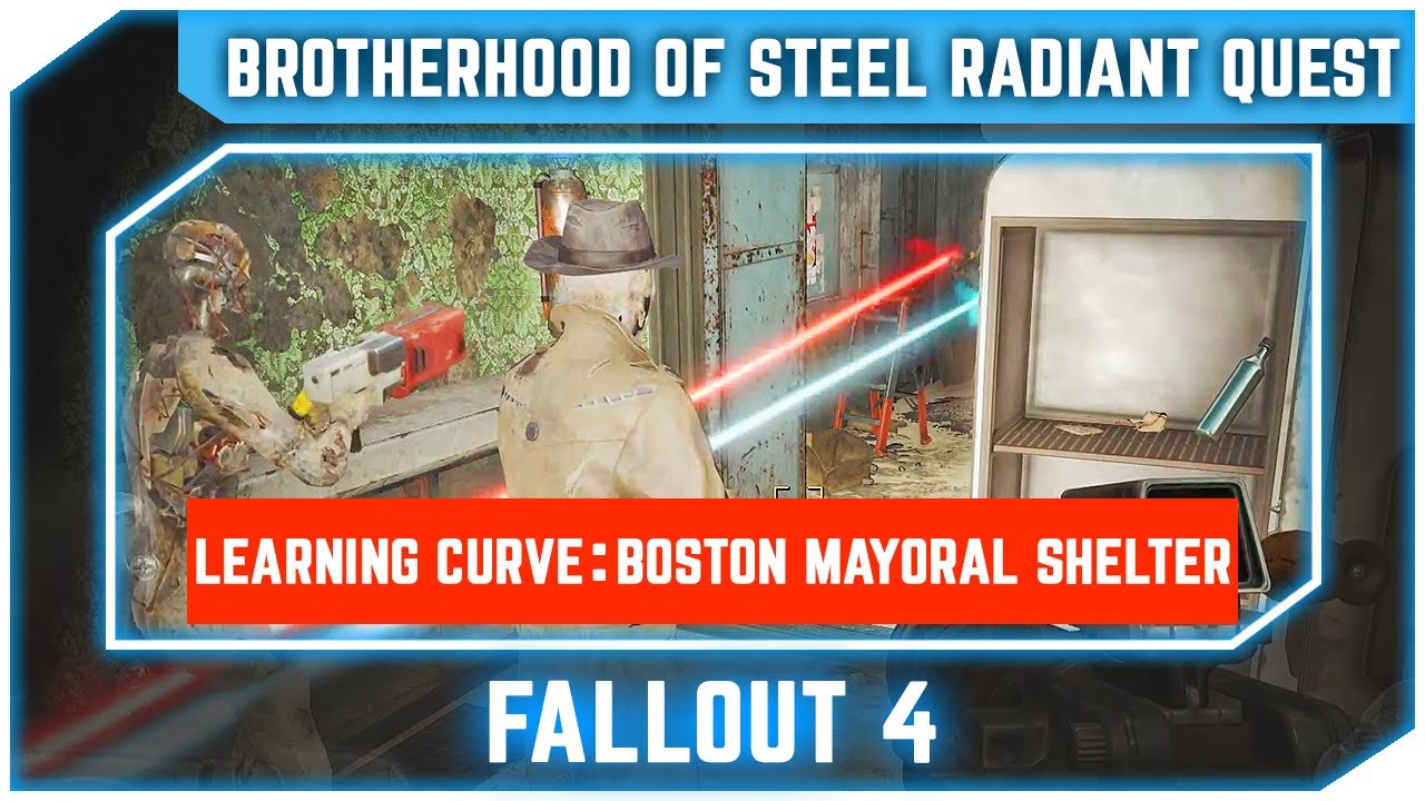 Fallout 4 Learning Curve Boston Mayoral Shelter Survival Difficulty Youtube