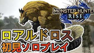 【モンハンライズ/実況動画】ロアルドロスさん、ほぼ何も変わってなくてボコボコなんだがwww【MHRise】part7