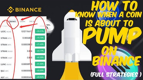 How to know when a coin is about to pump on Binance (full tutorial)