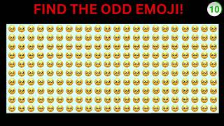 FIND THE ODD EMOJI #1 | HARD EDITION | #EmojiChallenge #riddles
