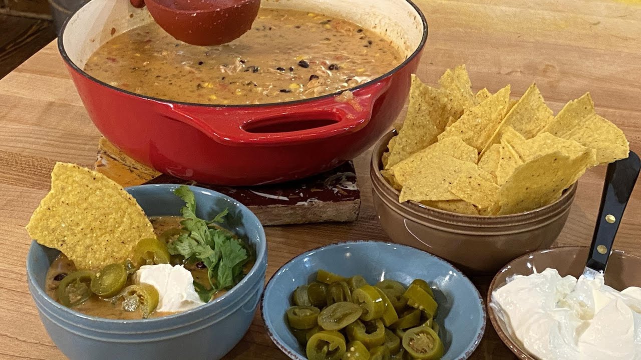 How To Make Nacho Soup with Chicken and Broken Tacos | Rachael Ray | Rachael Ray Show