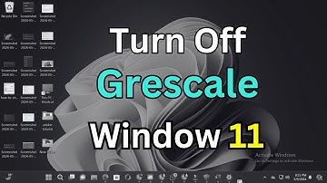 black and white windows 11 Problem | How To Turn Off Grayscale On Windows 11