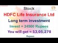 HDFC Life Insurance | Best Insurance Sector | Long term Investment | Fundamental Analysis