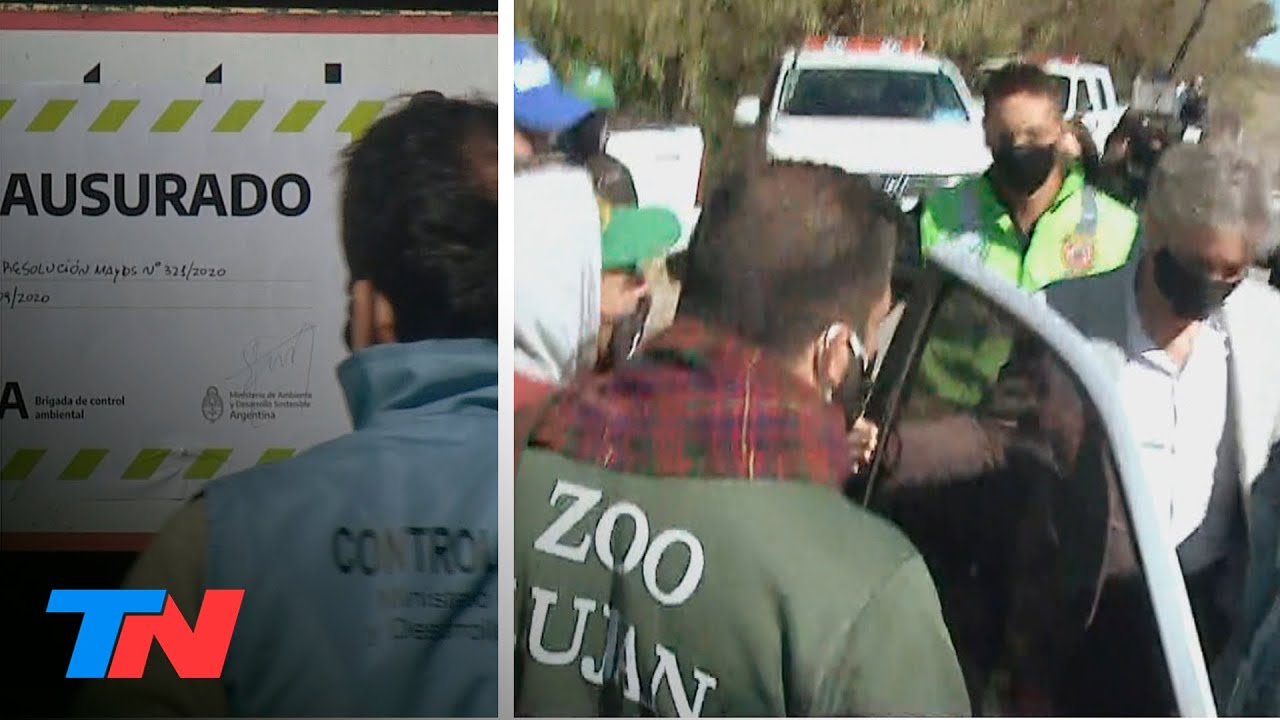 Tensión en la clausura del zoológico de Luján: los empleados increparon al viceministro de Ambiente