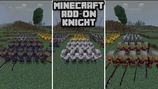 5 KNIGHT ADDON MINECRAFT V1.21 PE MCPE @30ZGaming KNIGHT + VILLAGER + ROMAN
