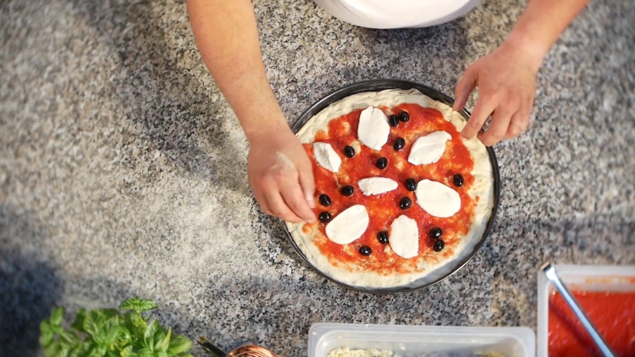 Plaque à pizza, moule à pizza rectangle en tôle bleui - Cuisson : Buffet  Plus