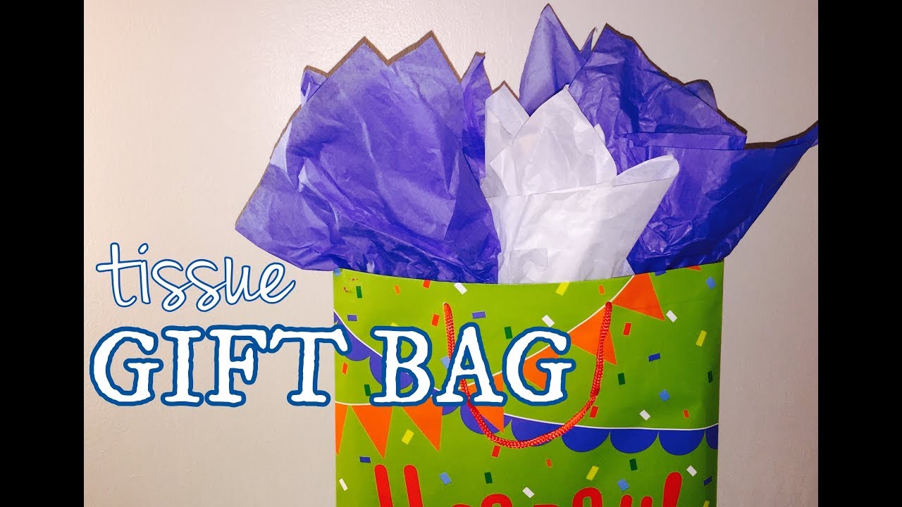 How to Put Tissue Paper in a Gift Bag #Papyrus  Paper gifts, Paper gift  bags, Tissue paper decorations