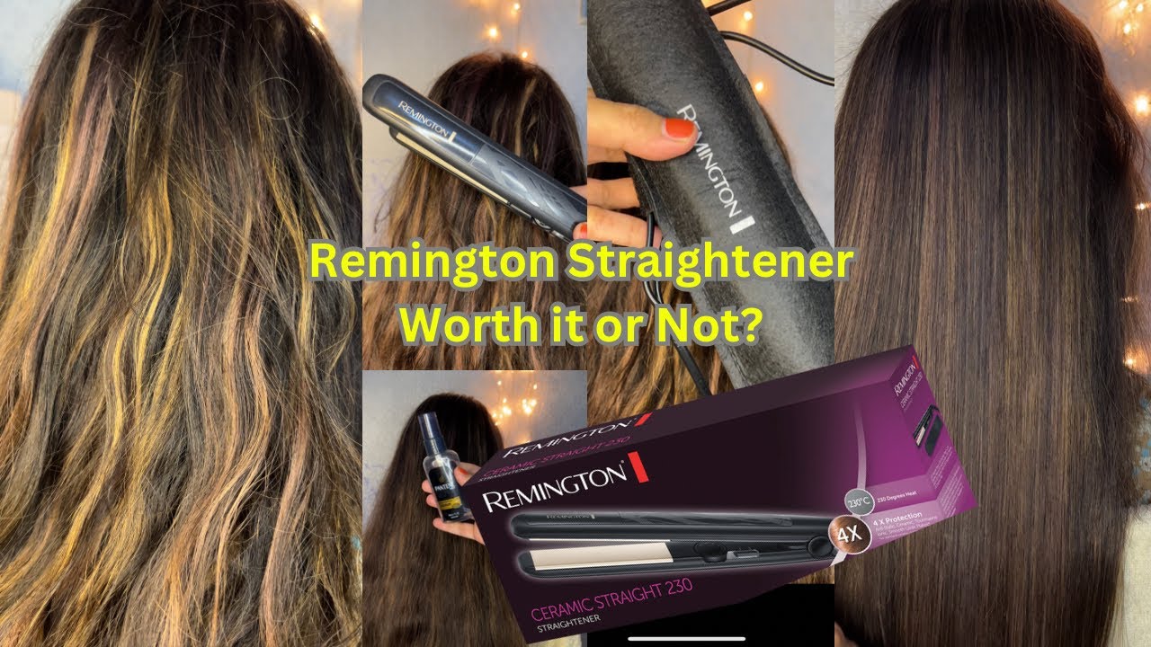 Remington straightener S-3500 review and tutorial | How to straight