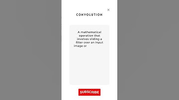 What is Convolution #Shorts